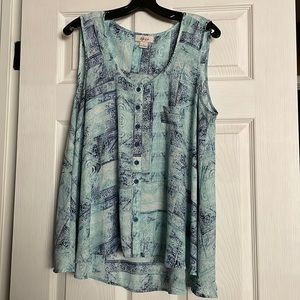 L short sleeve blouse